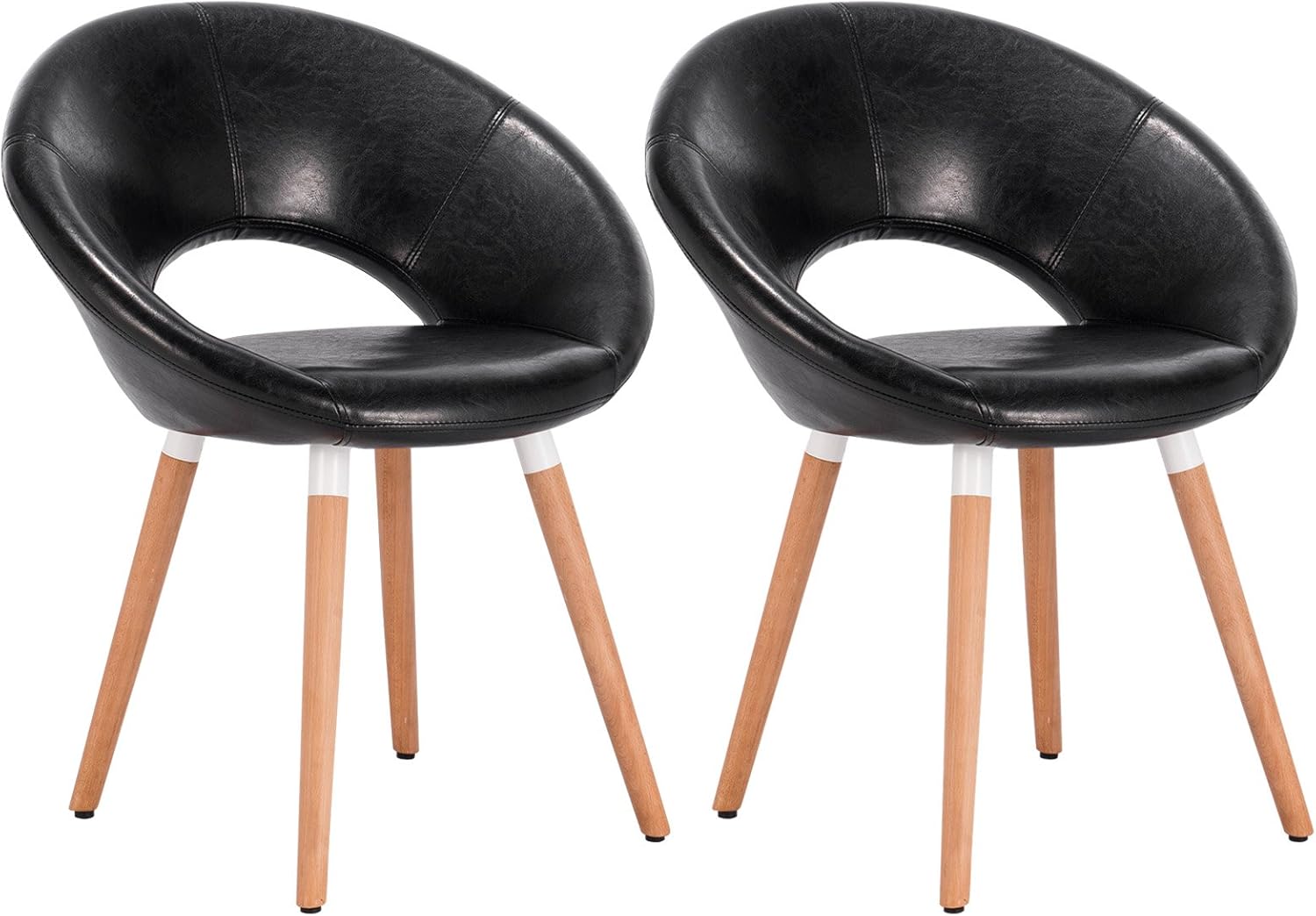 WOLTU® 2er Set Esszimmerstühle Küchenstühle Wohnzimmerstühle Design