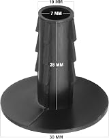 1STec 2 Black 2 White RG6 Coaxial Cable Entry Protecting Bushes 4 Pack view 7