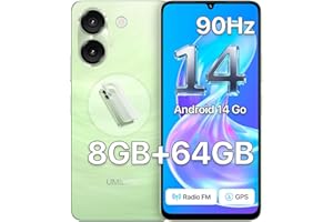 UMIDIGI G9A Unlocked Cell Phones Canada 2025, 6.75" HD+ 90Hz Display Smartphone, 8(4+4) GB+64GB 2TB Octa-Core Processor,Show 