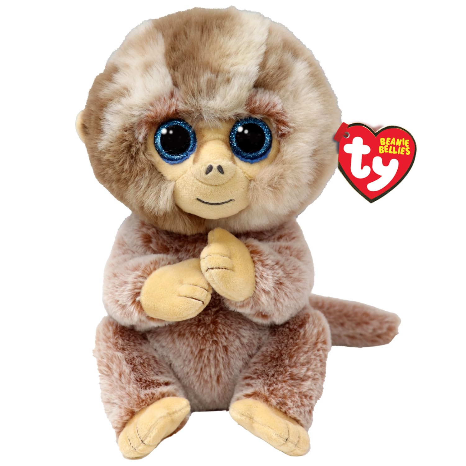 TY Stubby Monkey Beanie Bellies Medium 24cm - Squishy Beanie Baby Soft Plush Toys - Collectible Cuddly Stuffed Teddy — image 1