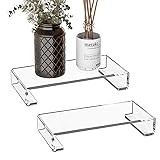 Sezanrpt Acrylic Tray Pedestal Stand Bathroom