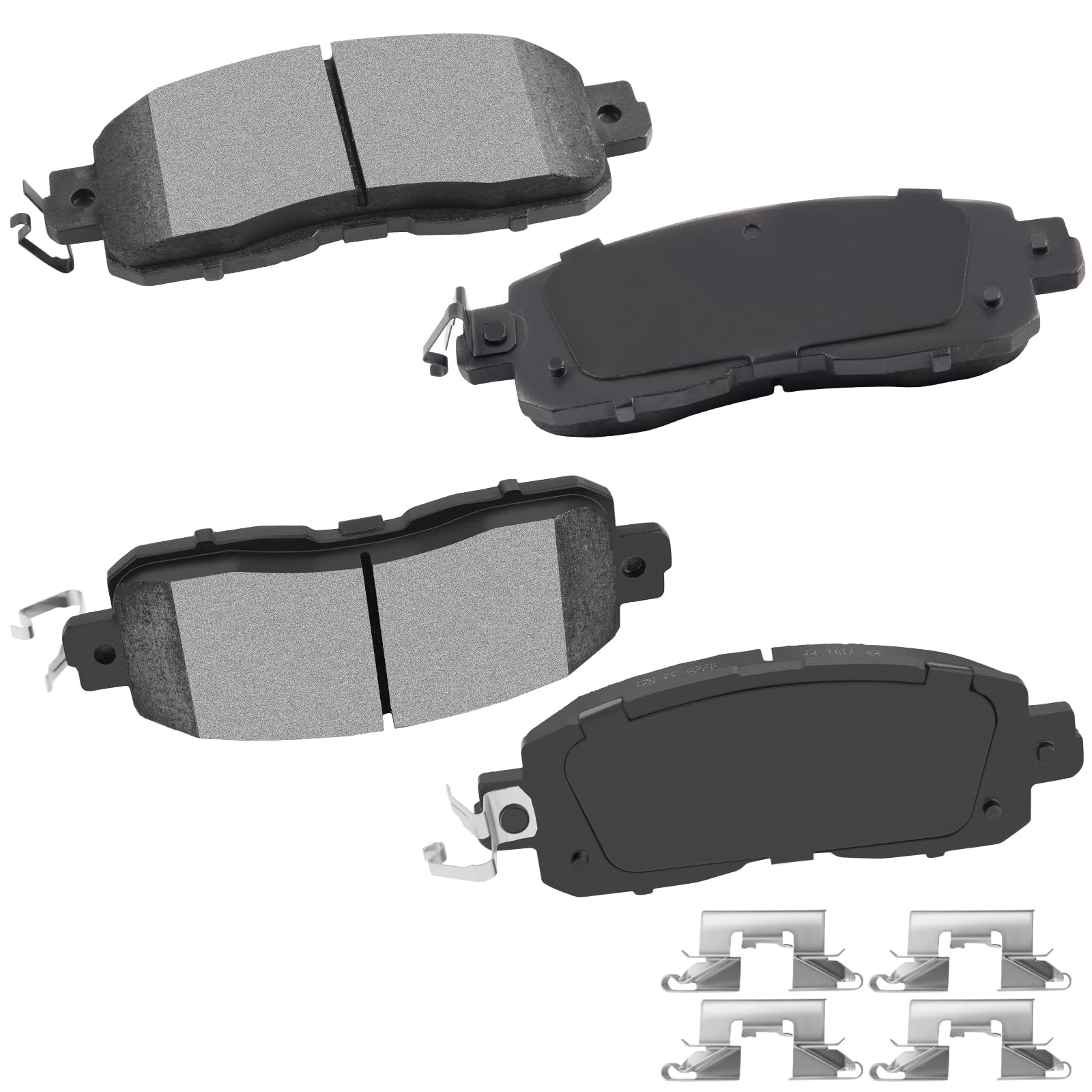 Photo 1 of cciyu D1650 Front Ceramic Brake Pads Kits 4pcs fit For 2013-2019 For Nissan Altima,2014-2018 For Nissan Leaf
