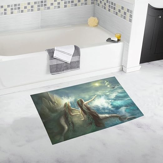 Amazon Com Interestprint Abstract Hunting Two Mermaids In Stormy