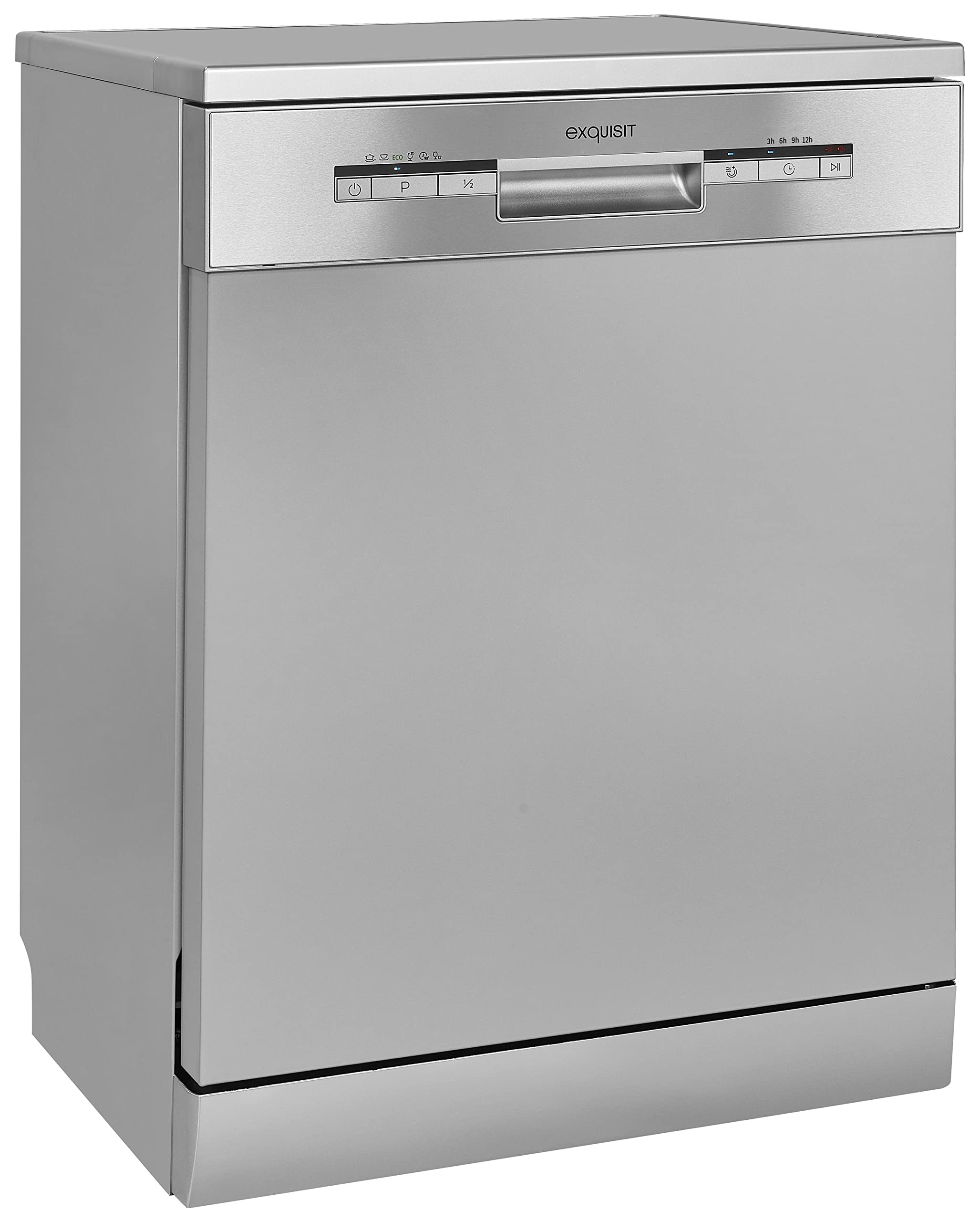 Exquisit-Lavavajillas-GSP9112-030E-Silver-Clase-E-12-cubiertos-color-blanco