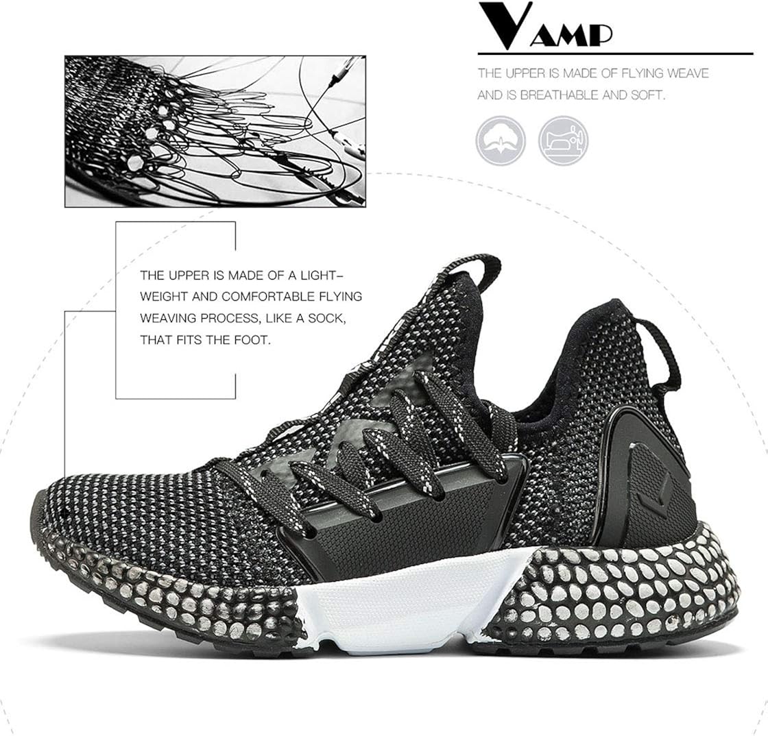  | Littleplum Kids Running Shoes for Boys Athletic Tennis Shoes Ankle-High Fashion Sneaker for Boys and Girls | Running