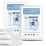 Myetasser Disposable Sheets Set - Kingsize Travel