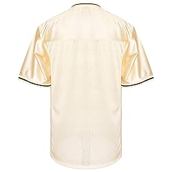 Blank Football Jerseys Mesh Athletic Football Shirt