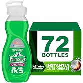 PALMOLIVE Dishwashing Liquid, Travel Dish Soap, Original Scent, Green, 3 Fluid Ounce Bottle (Case of 72) - Total of 216 Fluid Ounces - Dishwashing Liquid - Kitchen Soap &amp; Cleaning Supplies