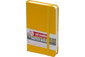 Royal Talens T9314-111M 441769 Talens Art Creation Sketchbook Drawing Notebook 3.5 x 5.5 inches (9 x 14 cm), Golden Yellow
