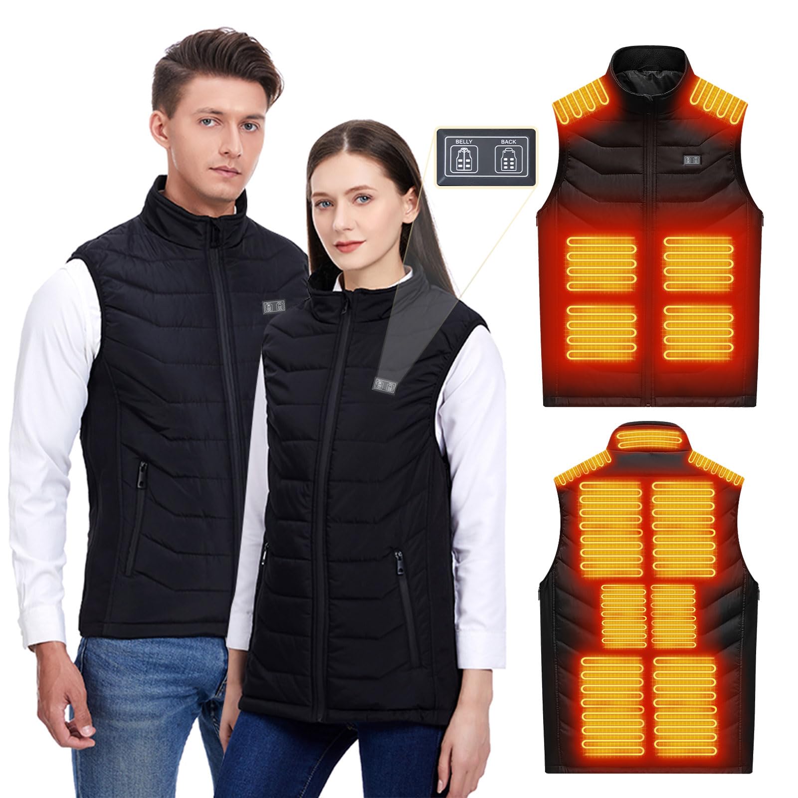 Vest For Women Fleece Vest Women Hecusma Fleece Heated With