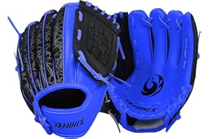PHINIX Baseball Glove Tee-Ball Mitts for Kids Play & Training 8.5"-9"