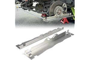 Lupar Heavy Duty Toe Alignment Tool Plates, Upgrade Stainless Steel Wheel Alignment Tool Plate with Hanging Holes for Easy Wall-Mounted Storage, Silver(Excluding Tape Measures)