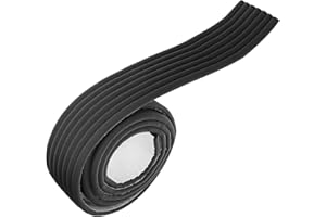 BIUDECO Self-Adhesive Bunk Bed Ladder Pads Black Foam Cushion Double-Layer Stair Protector for Indoor