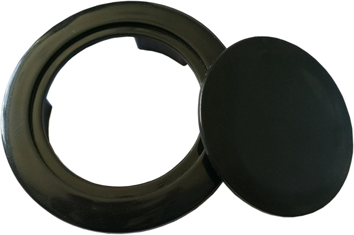 QIQIHOME Patio Parasol Umbrella Hole Ring Cap Plug Set,2-Inch. (Black)
