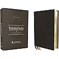 KJV, Thompson Chain-Reference Bible, Premium Goatskin Leather, Black, Premier Collection, Art Gilded Edges, Black Letter, Comfort Print