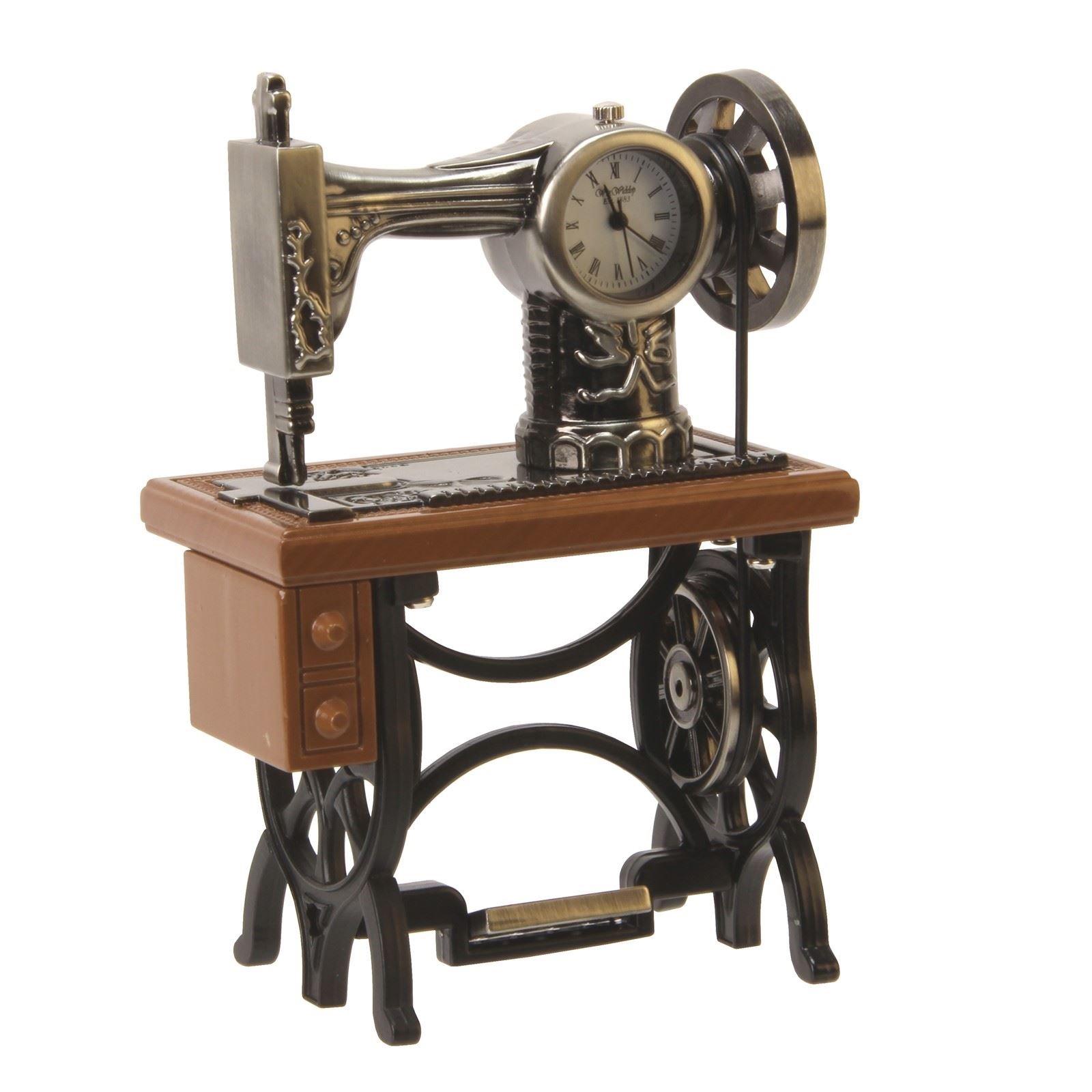 Widdop Miniature Clock - Sewing Machine