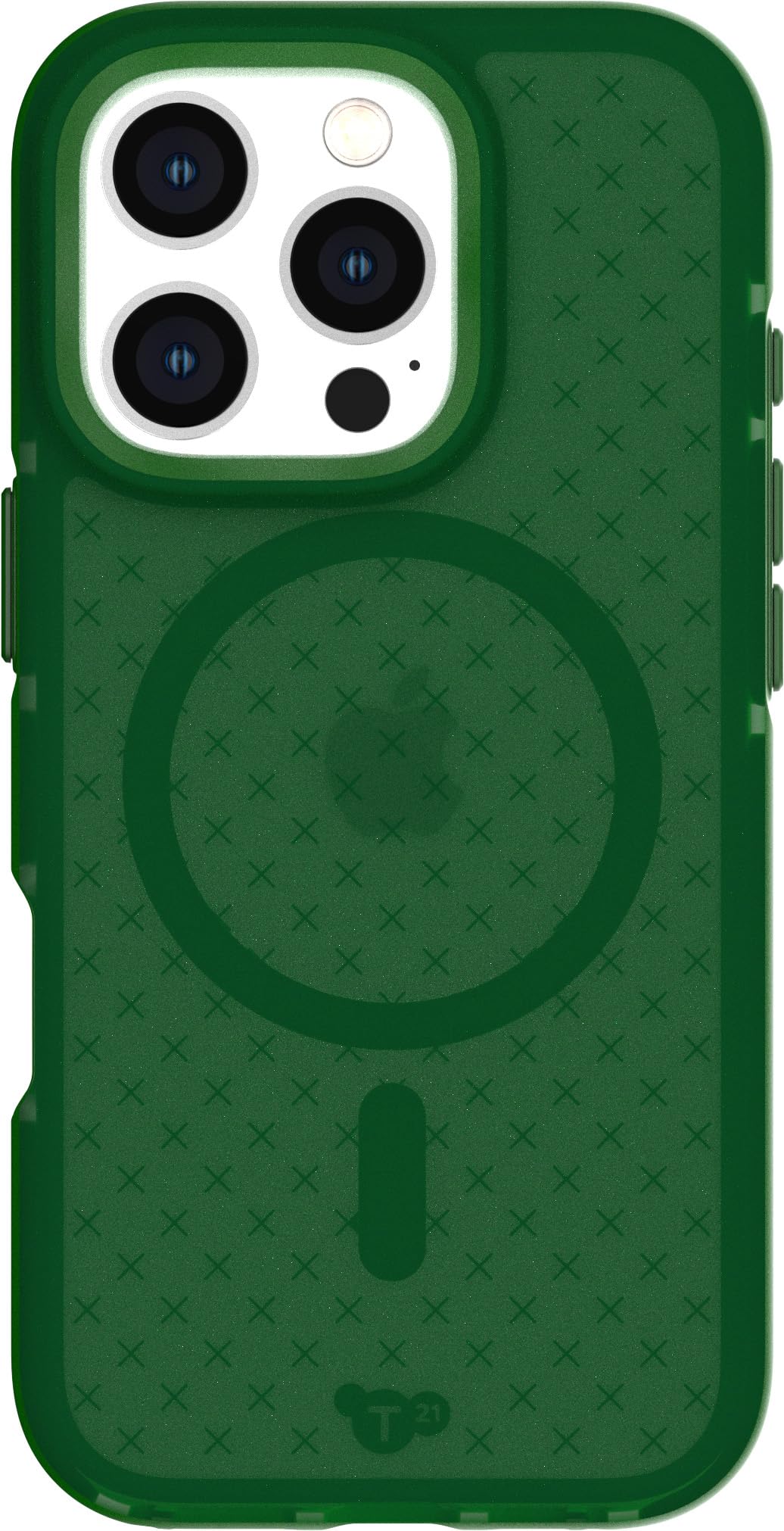 Tech21 EvoCheck for iPhone 16 Pro - Compatible with MagSafe - Impact Protection Case - in Forest Green