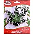 Marijuana Cannabis Shaped (Pot Leaf), Cookie Cutter Set, 3 Piece, Premium Food-Grade Stainless Steel, Dishwasher Safe (1 Pack