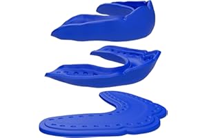 Shock Doctor Slim Mouthguard 2.4mm Thin Mouth Guard. Microfit for Football, Hockey, Lacrosse, Baseball, Softball, Basketball and More. Youth and Adults. Also for Night Guard Teeth Grinding