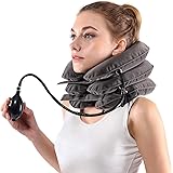 Cervical Neck Traction Device for Instant Neck Pain Relief - Inflatable & Adjustable Neck Stretcher Neck Support Brace, Best