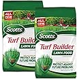 Scotts Turf Builder Lawn Food, Fertilizer for All Grass Types, 5,000 sq. ft., 12.5 lbs. (2-Pack)