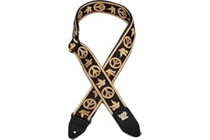 Ernie Ball Jacquard Guitar Strap, Peace Love Dove (P04613)