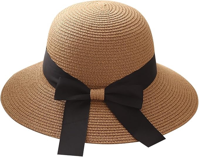 Flying Rabbit Women S Sun Hats Foldable Straw Hat With Sun Protection Wide Brim 56 58 Cm Amazon Co Uk Clothing