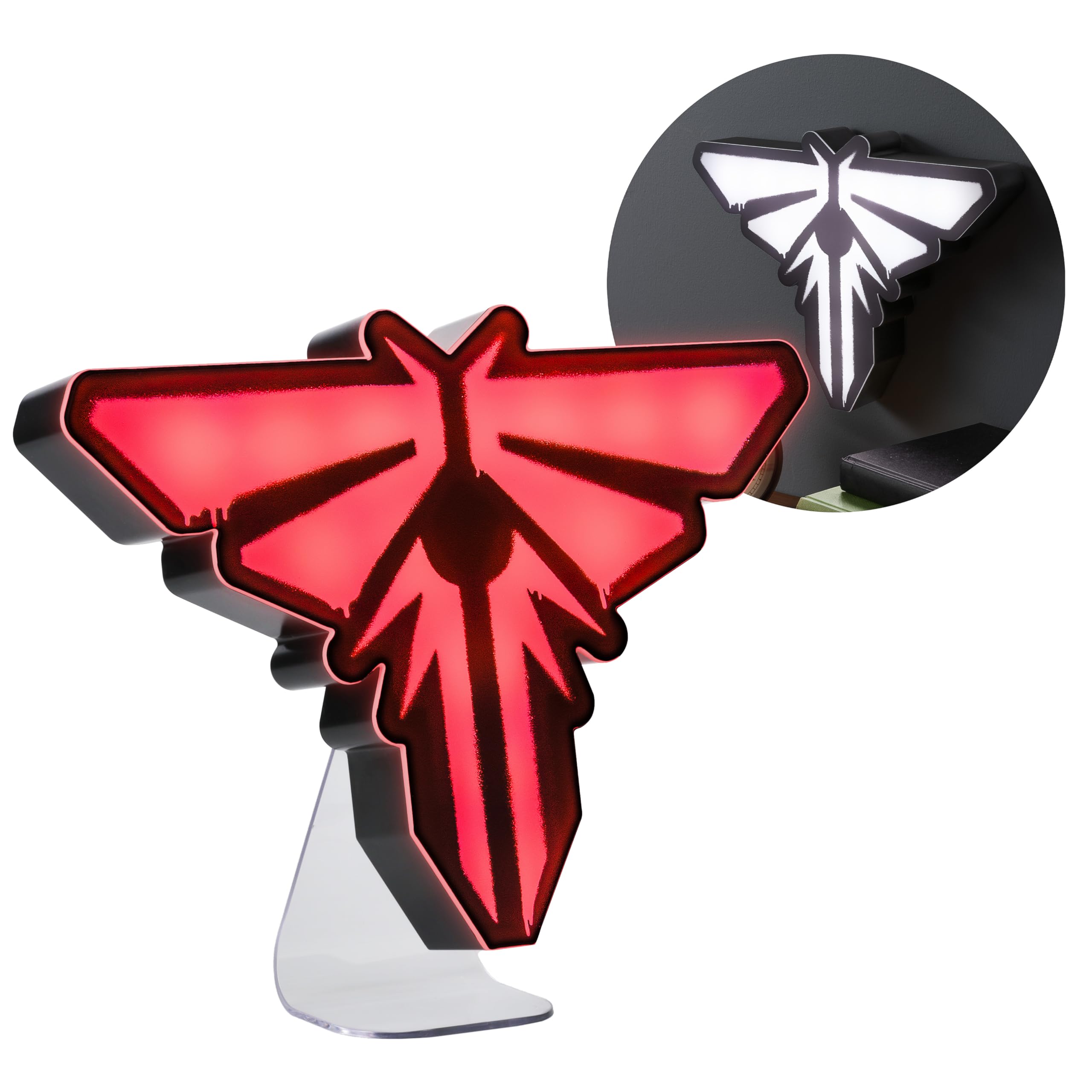 Paladone The Last of Us Firefly Light - Officially Licensed Movie Logo Light, Game & Living Room Decor and Gift, Neon Firefly Room Accessory and Nightlight for Fans of TV Show