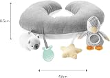 Nuby Stimulating Interactive Baby Tummy Time Pillow Penguin 0M+ view 3