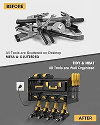 WellMall Power Tool Charging Station - 3 Layer Wall