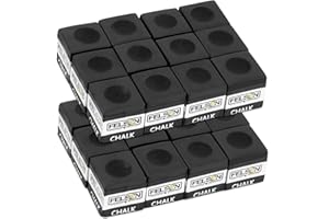 FELSON BILLIARD SUPPLIES Felson Pool Chalk Cubes | Pool Table Accessories for Table Billiards | Pool Cue Chalk & Storage Box