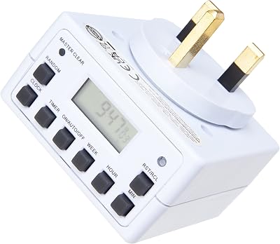 Status Timer Switch 7 Day Digital Light Plug UK S7DDT3
