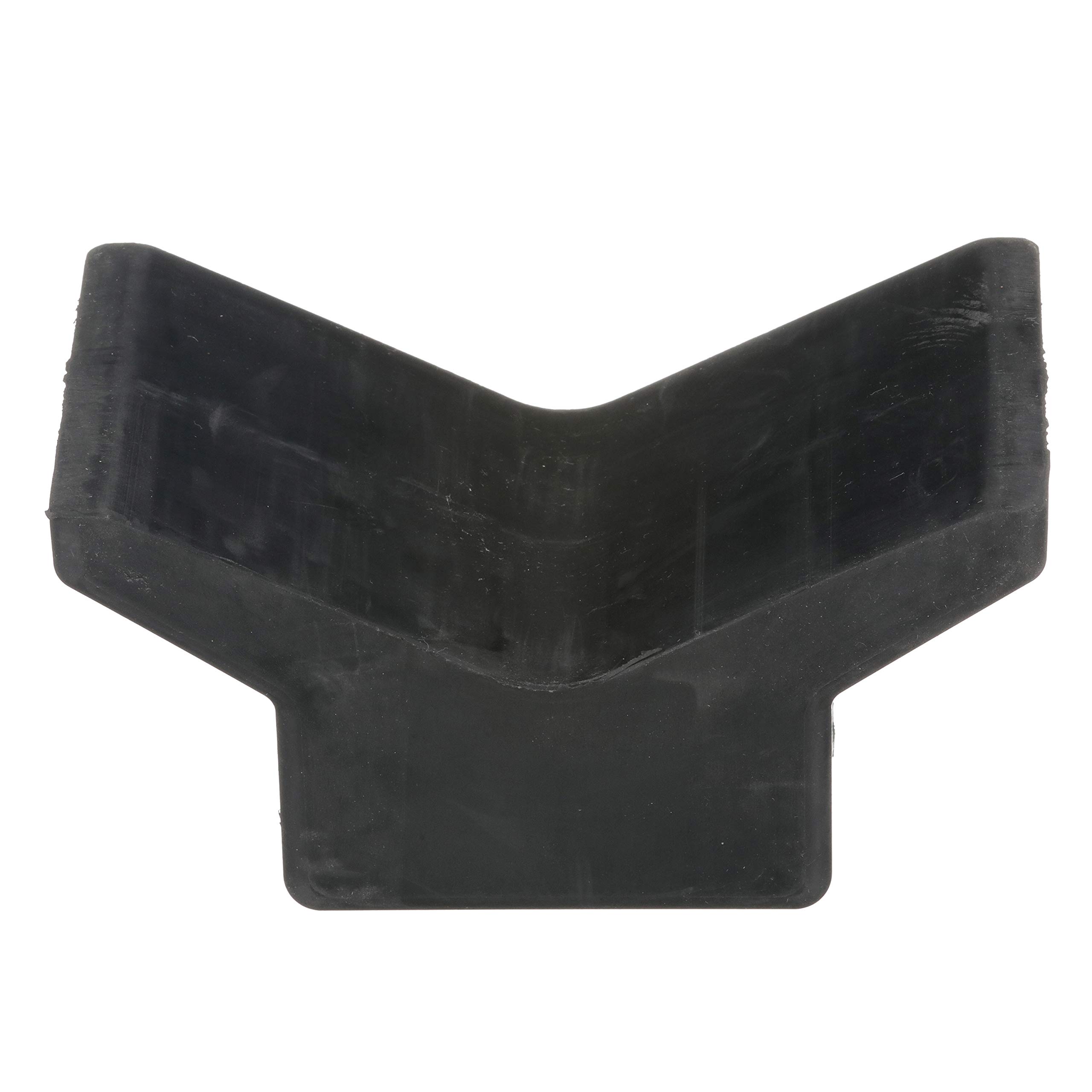 attwood 11202-1 Boat Trailer Rubber Bow Stop V-Block, Black, 4-Inch by 4-Inch