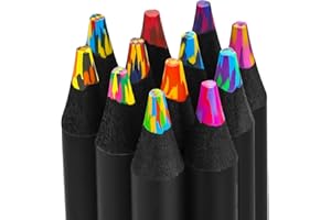 LIGETON Valentines Day Gifts for Kids Classroom,12 Rainbow Colored Pencils for Kids&Adults,Easter Basket Stuffers, Birthday Gifts Art Supplies for Teen Girls Boys,Christmas Stocking Stuffers Party Favors