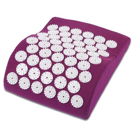 Shanti Akupressur Akupressurkissen Nackenkissen Nagelkissen Iplikator 31x23 lila