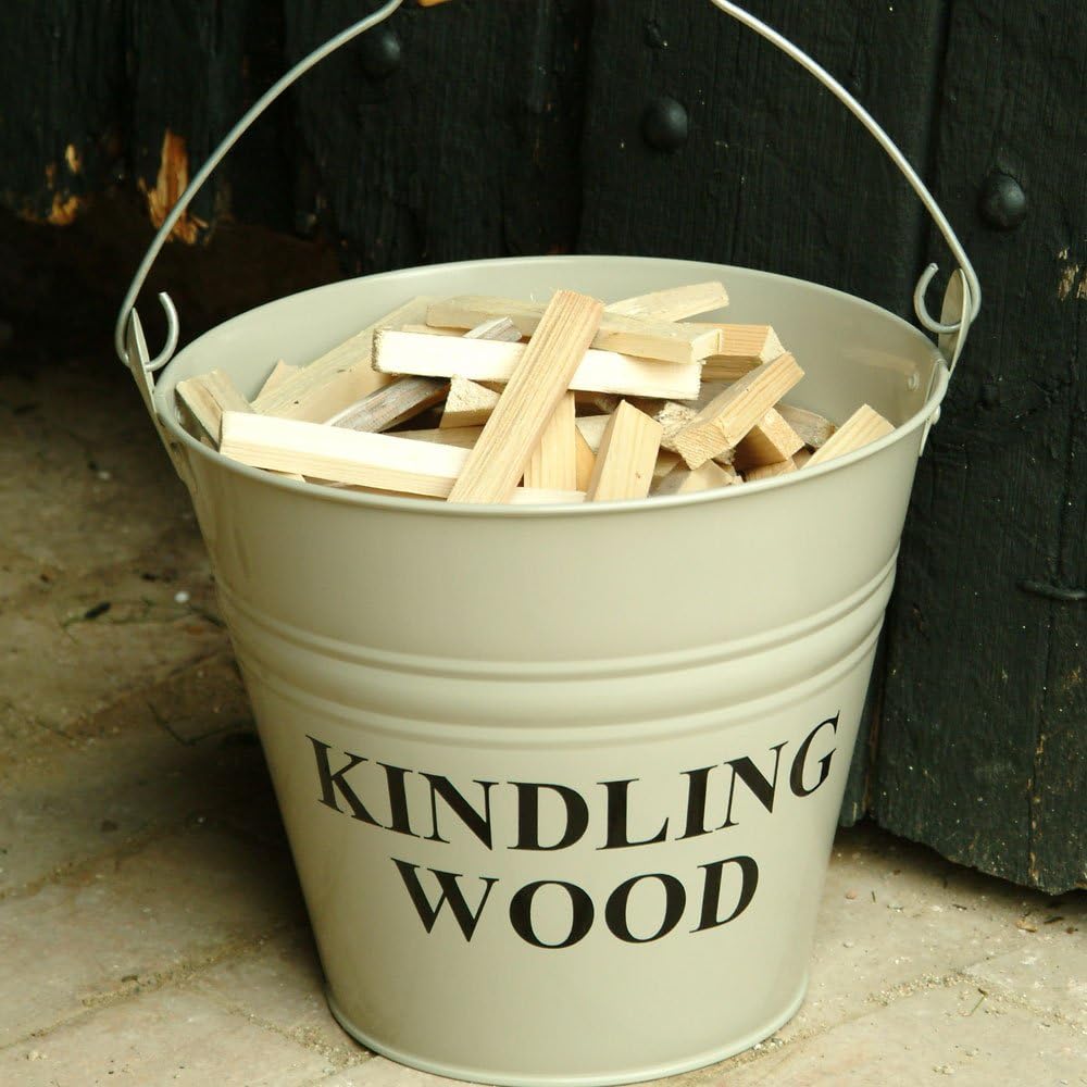 Kindling Wood Bucket - Clay by Garden Trading