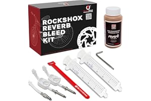 BleedZone - Bleed Kit for RockShox Reverb 1x and X-Loc with 120ml Reverb Mineral Oil, Rockshox Reverb Bleed Kit, Bike Bleeding Kit Works for Rockshox Reverb, X-Loc Bleed Kit, Bike Bleed Kit