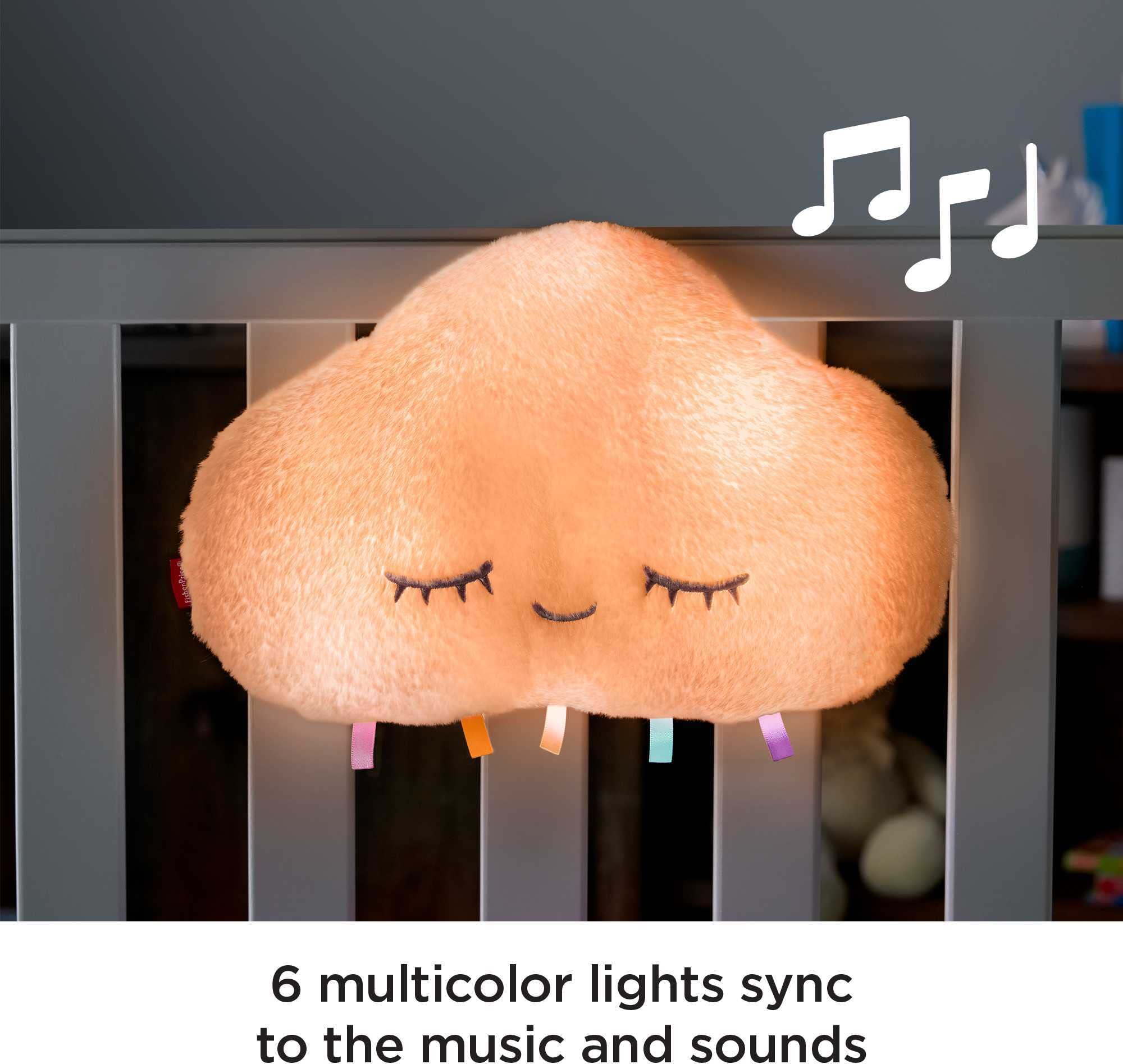 FisherPrice Baby Sound Machine Twinkle & Cuddle Cloud Soother Crib