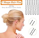 Sularpek Brown Hair Donut Bun Maker Set with Hair Pins & Ties for Women Girls view 6