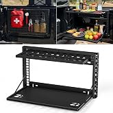 HOCHO Fit for Bronco Tailgate Table,Upgraded Heavy Duty 2-Layers No Drilling Required Collision-Free Noise Foldable Molle Panel Fit for 2021-2026 Bronco Accessories