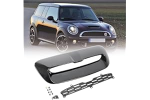GOMADEIT ABS Painted Black Hood Scoop fits for Mini Cooper S R55 R56 R57 R58 R59 Hood Vent Scoop 2007 2008 2009 2010 2011 2012 2013