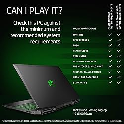 HP Pavilion Gaming 15.6-Inch Micro-EDGE