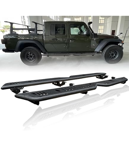 Hooke Road Gladiator Running Board Side Step Slider Nerf Bars - Want It All