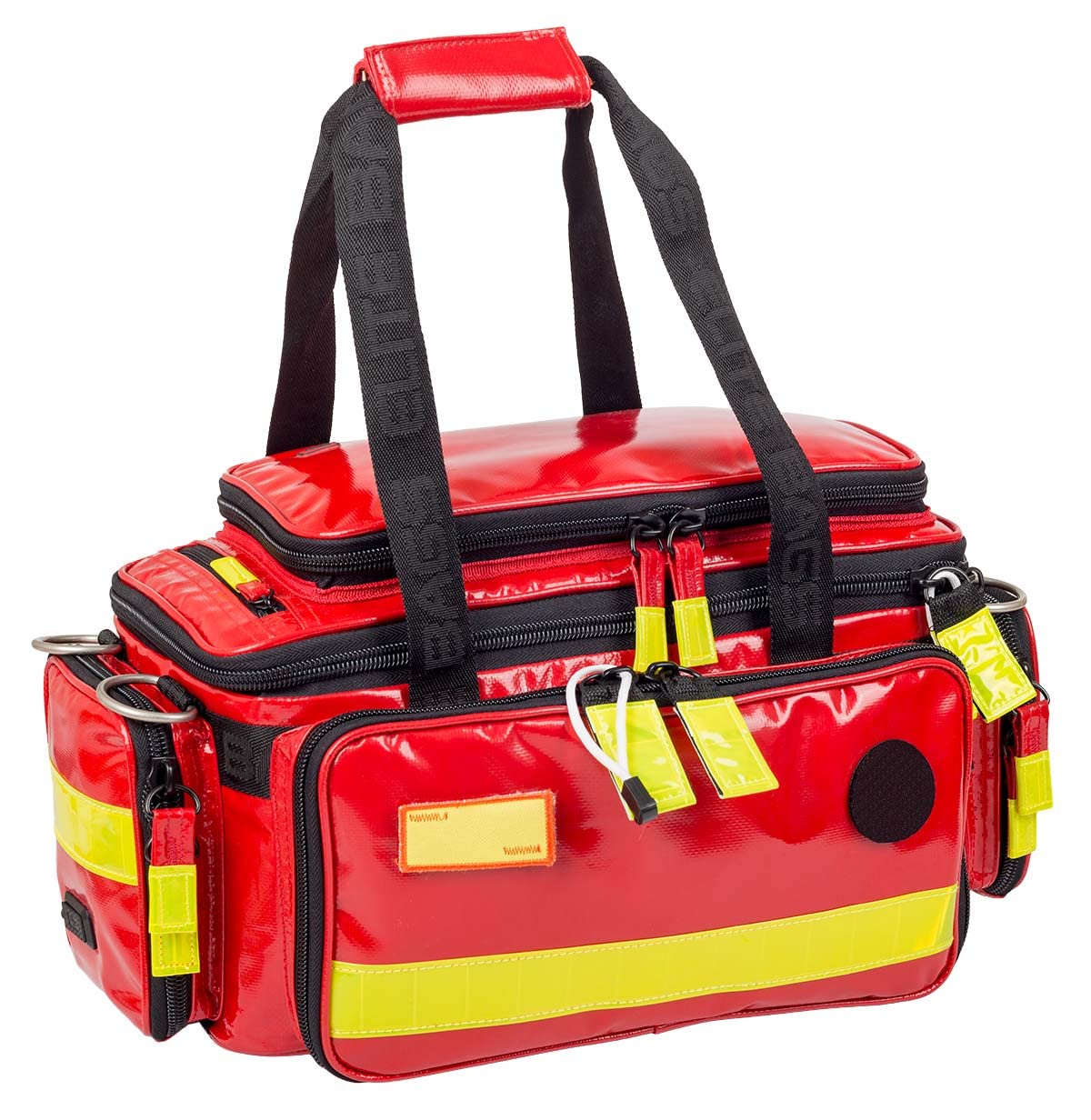 ELITE BAGS - Extreme Plane Emergency Bag | Red | Compact | for Emergency Care | Includes Module Pockets and Ampoule | Backpack Carry System | Wipe-Clean Tarpaulin