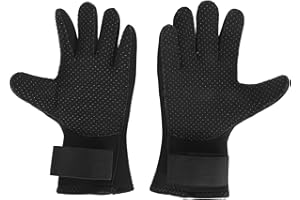 Diving Gloves, 5mm Neoprene Warm Wetsuit Gloves for Snorkeling Fishing Surfing (L