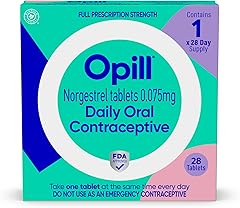 Opill Daily Birth Control Pills, OTC Progestin-Only, 28 Count