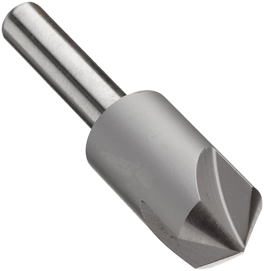 Alvord Polk 1790 HighSpeed Steel Center Reamer, 100 Degree Angle, 3Flute, Uncoated Finish, 1/