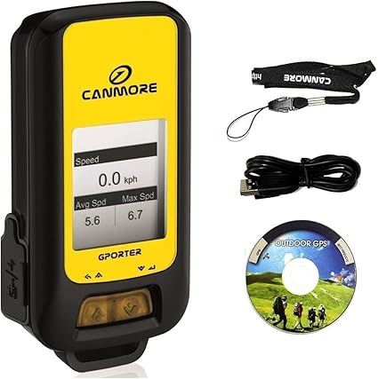 Amazon Canmore社 バッテリ内蔵 ｕｓｂ接続ｇｐｓモジュール データ記録 携帯式gpsロガー Gp102 イエロー Canmore 家電 カメラ