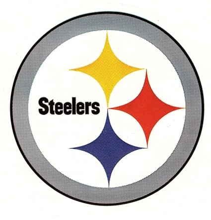 4 Pittsburgh Steelers Die Cut Stickers Nfl Football Logo Sticker Team Helmet Set