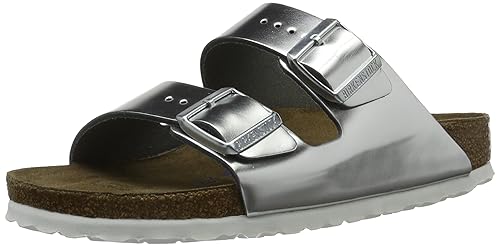 Birkenstock Damen Arizona Leder Softfootbed Pantoletten